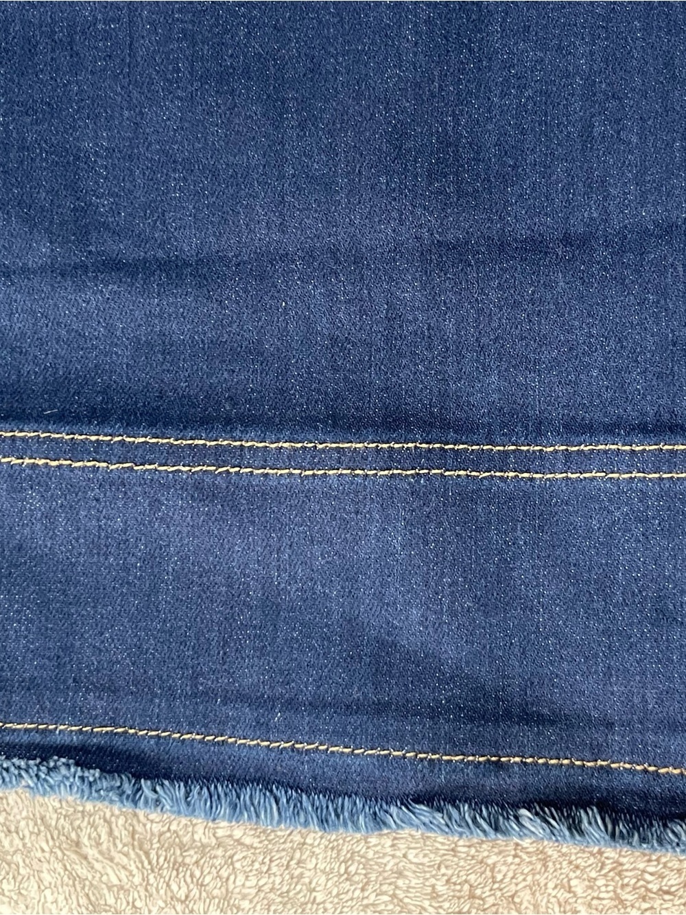 Anthropologie Pilcro Women’s Size 6 Front Slit Midi Skirt Dark Blue Denim - Picture 9 of 15